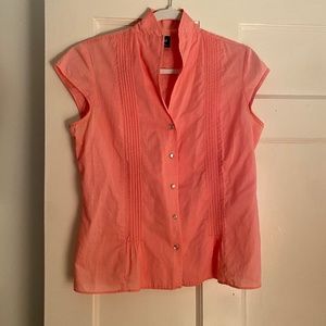 2 cotton cap sleeve blouses